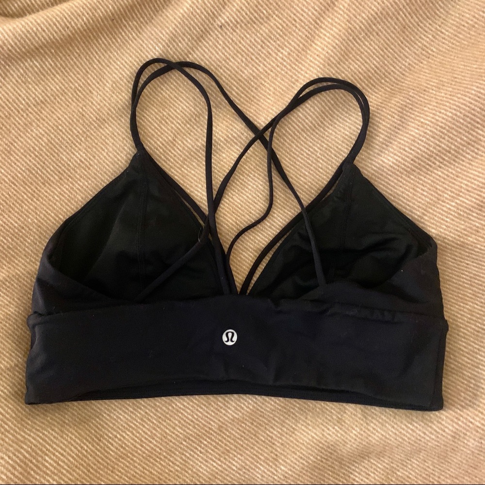 Lululemon Black Sports Bra Size 10